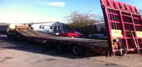 Tri Axle King  Low Loader  with Winch and haydraulic Ramp